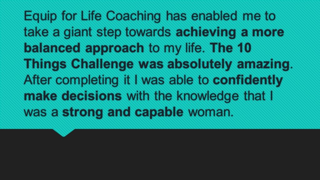 10 Things Challenge transformational