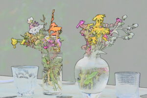 Tools for our post covid recovery - flowers in a vase