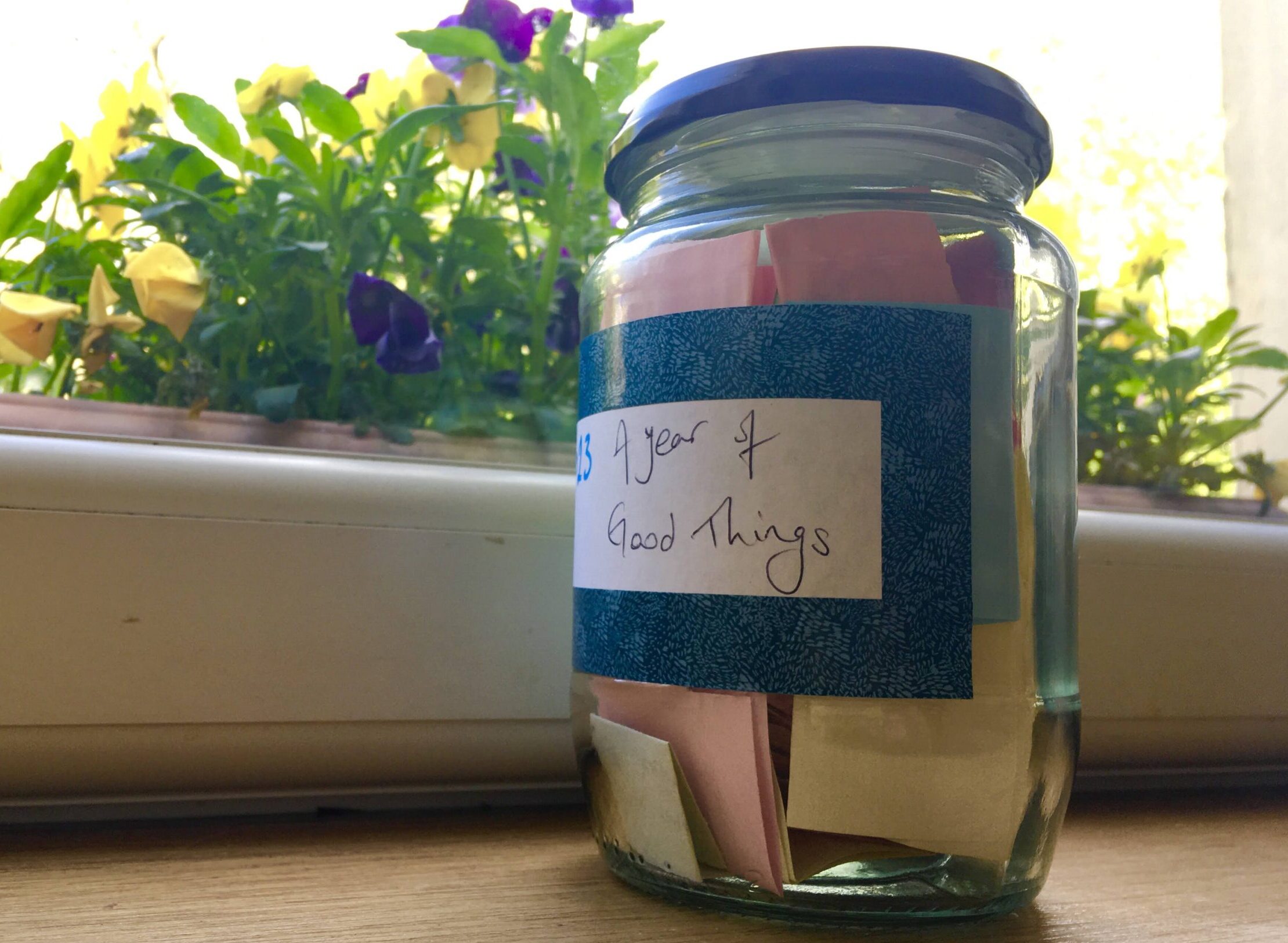 Jar of good things gratitude practice