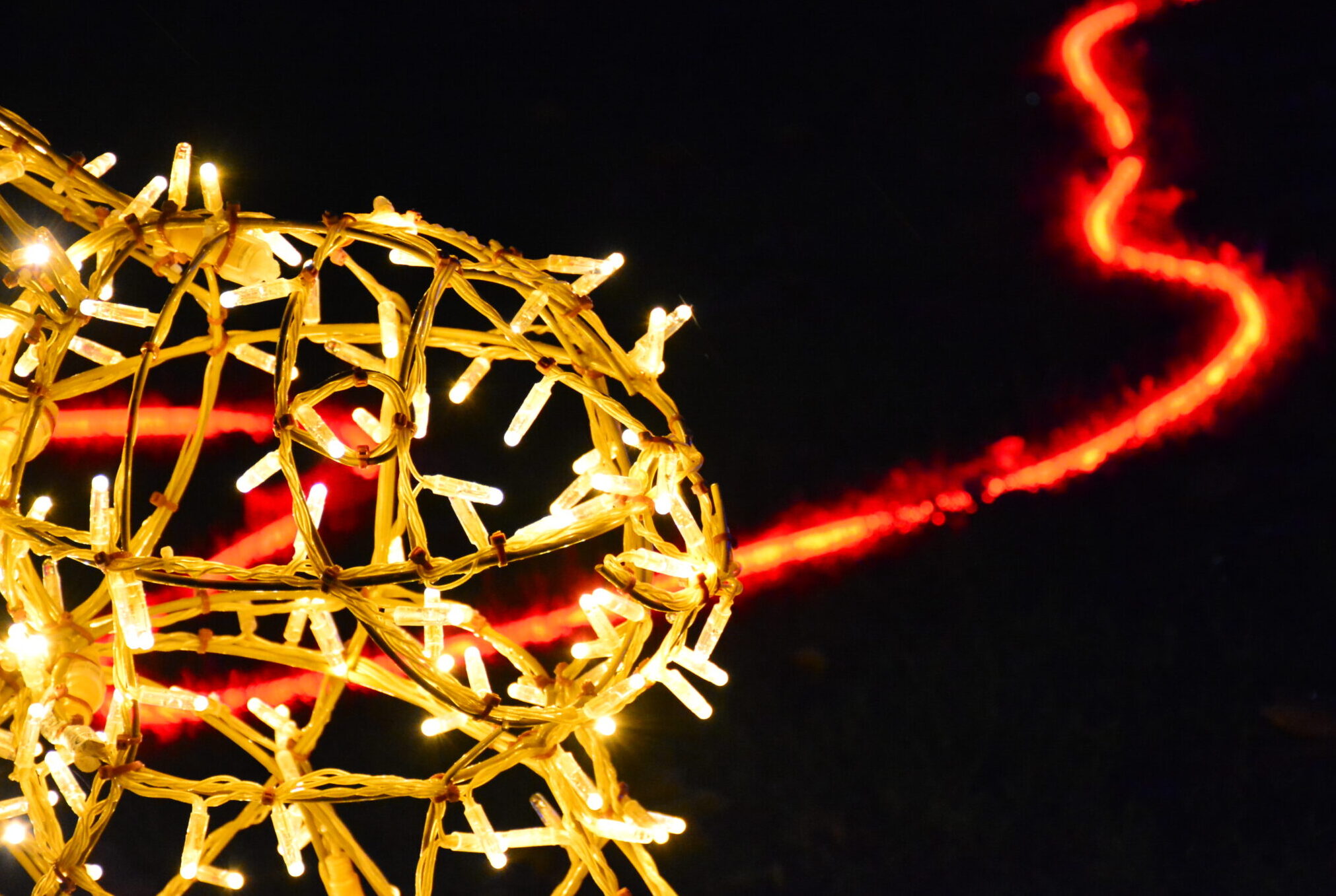 Christmas lights - deep peace at Christmas